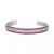 Sapphire (1-3/4 ct. t.w.) & Diamond (1/10 ct. t.w.) Bangle Bracelet in Sterling Silver (Also Available in Ruby & Emerald)