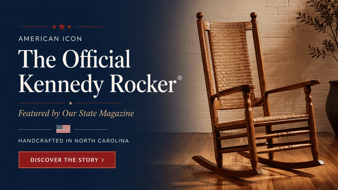 The Official Kennedy Rocker handcrafted in North Carolina