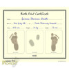 Save The Moment Inkless Birth Print Certificate with Parents Fingerprints