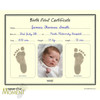 Save The Moment Inkless Birth Print Certificate with Photo