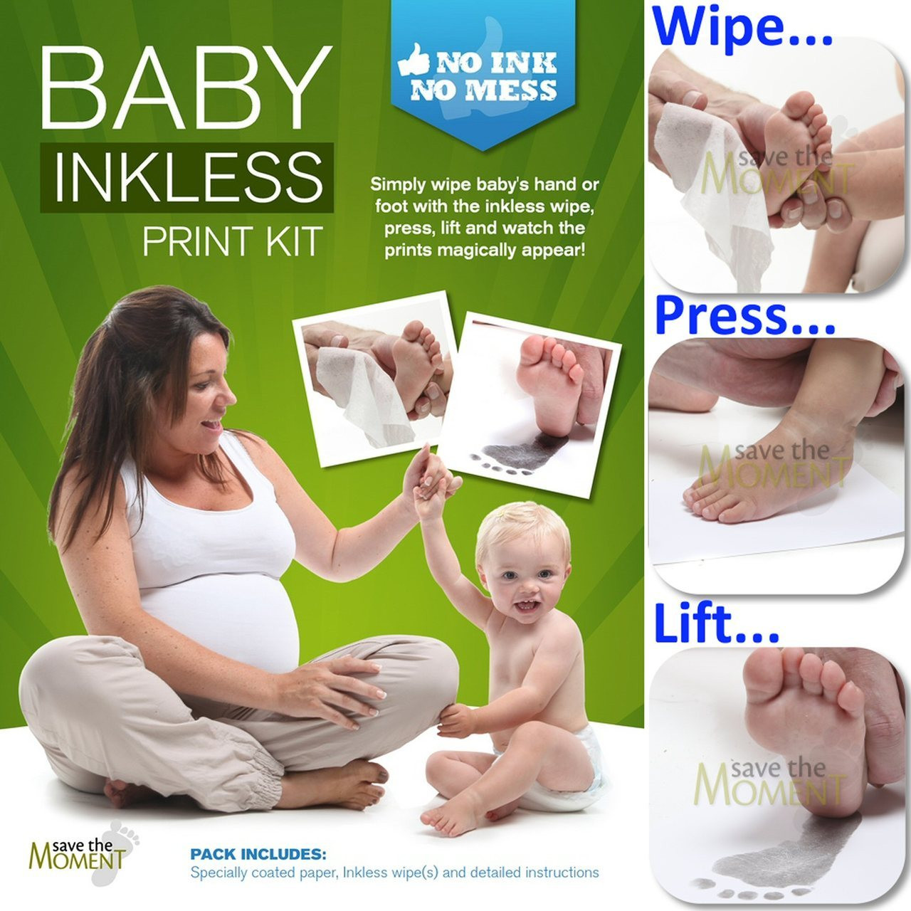 Save The Moment Inkless Hand and Foot Print Kit