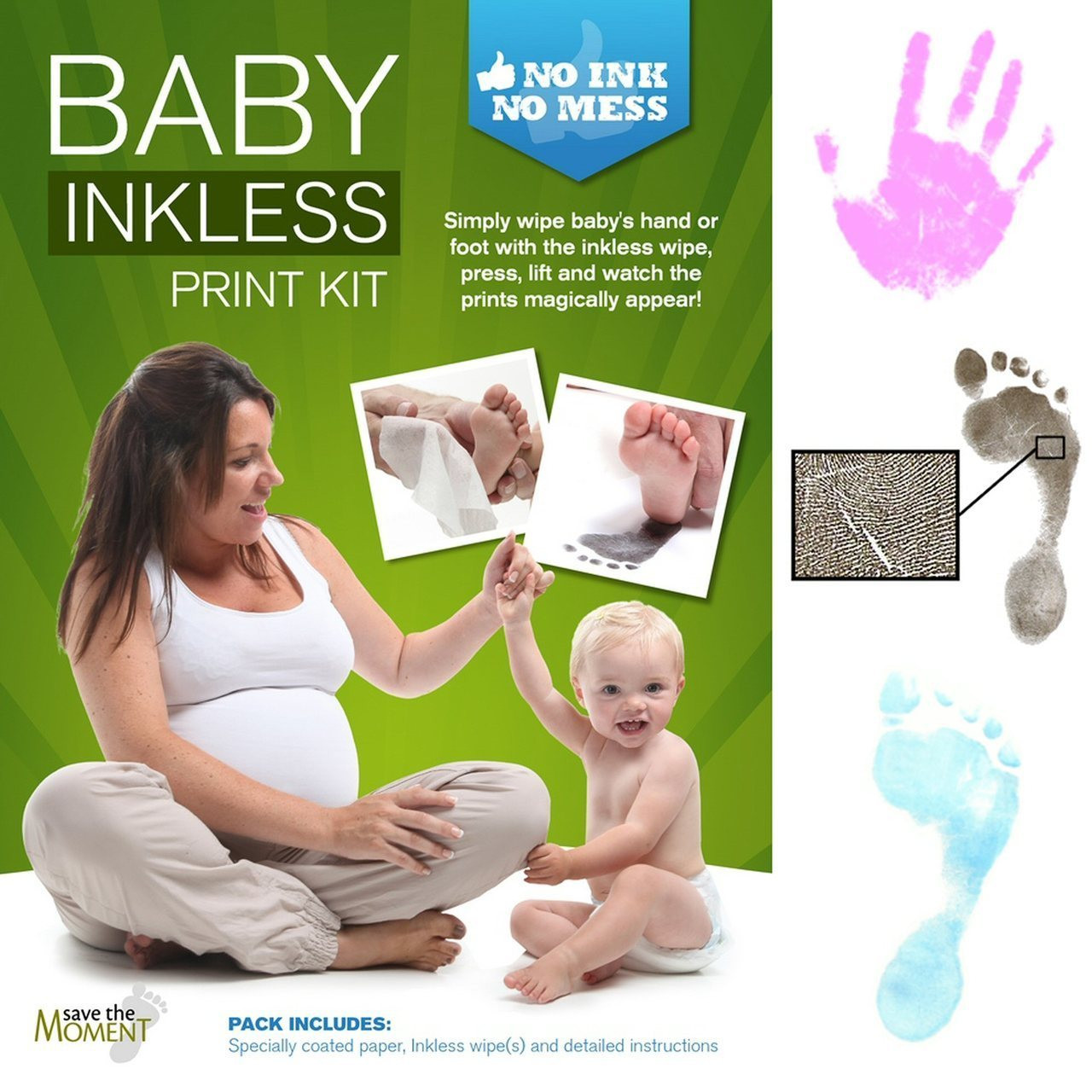 Save The Moment Inkless Hand and Foot Print Kit