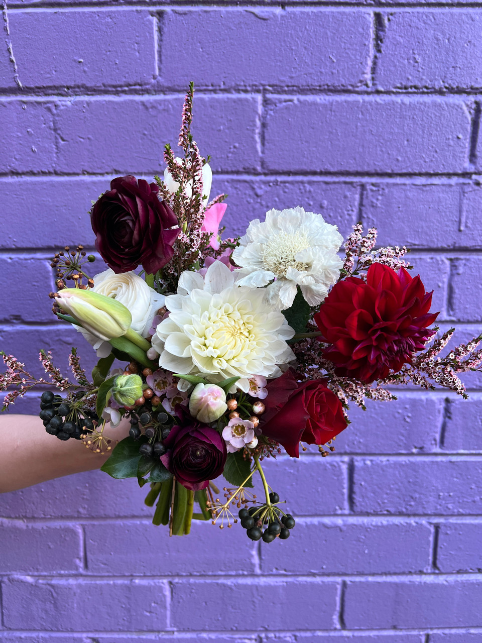 luna bridal bouquet The Flower Room