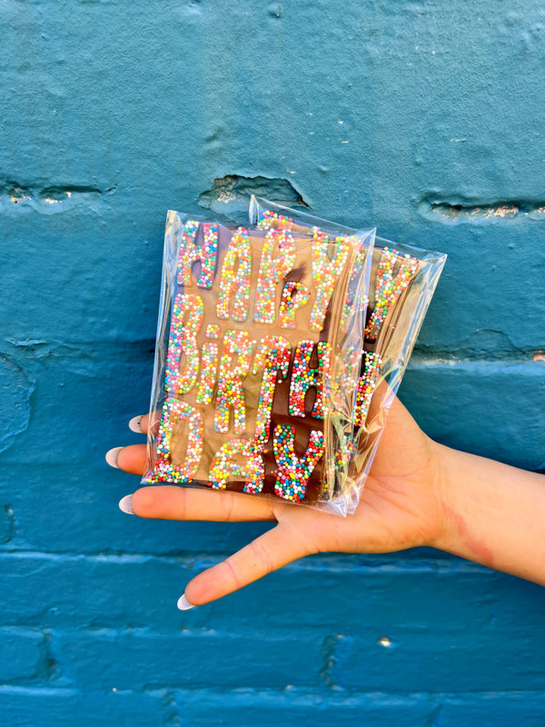 happy birthday chocolate bar