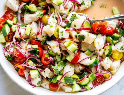 Fresh fish Ceviche