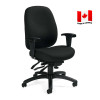 Granada® Deluxe Medium Back Multi-Tilter -1171-3 - Black.  Made in Canada