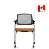 Spritz™ Flip Seat Nesting Armchair, Casters (6765C). Made in Canada