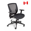 Stradic MVL11860, Mesh Back Tilter Black, OTG - Assembled in Canada