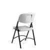 Lite-Lift OTG11674, Armless Folding Chair, OTG, back view