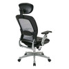 36806 Professional Light AirGrid Back Chair, back view