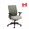 Global Loover™ Medium Back Weight Sensing Synchro-Tilter (2662-8). Made in Canada