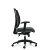 Avro MVL3101, Upholstered Seat & Mesh Back Synchro-Tilter, side, Assembled in Canada