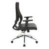 EM60930C WorkSmart Black Breathable Mesh Back Chair, side view