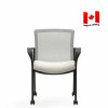 Vion™ Mesh Low Back Armchair on Casters (6325C).  Made in Canada