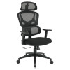 Worksmart Mesh Back Manager's Chair with Headrest EM98958HR-3