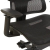 WorkSmart Mesh Back Manager's Chair with Headrest, arm detail