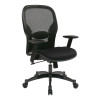 Space Seating Professional Black Breathable Mesh Back Chair - 2300