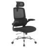 WorkSmart Mesh Back Manager's Chair with Headrest -EM60020CHR-3