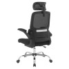 WorkSmart Mesh Back Manager's Chair with Headrest -EM60020CHR-3, back view