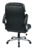 WorkSmart Executive Bonded Leather Chair - ECH38665A-EC3, right back view
