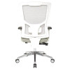 ProGrid® White Mesh High Back Chair - 95672-5882, back view