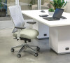 ProGrid® White Mesh High Back Chair - 95672-5882, office