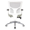 ProGrid® White Mesh Mid Back Chair - 95673-5882, back view
