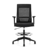 Zim High Back Height Adjustable Stool - OTG11353B, front view