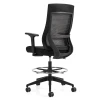 Zim High Back Height Adjustable Stool - OTG11353B, back view