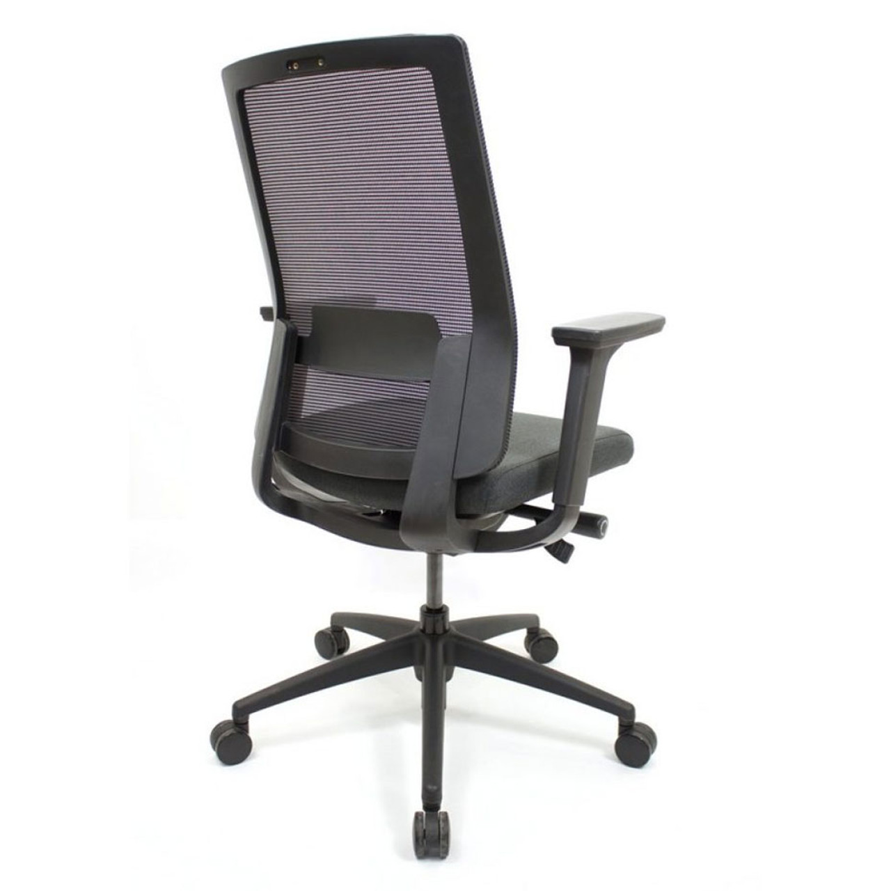 ICON Q2 Mesh Back Office Chair with Headrest - Jet Black