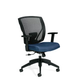 Ibex MVL2804, Upholstered Seat & Mesh Back Tilter, OTG