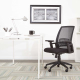 WorkSmart SPX61522-3, Black - Shown in an office enironment
