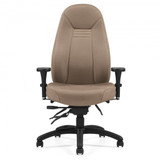 Global ObusForme® Comfort High Back Multi-Tilter Schukra Petite - 1260P-3 - Black 