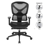 WorkSmart  Mesh-Back  Manager’s Chair - 71142M-3, Front view