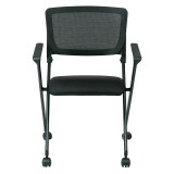 Folding Chair with breathable Mesh Back - FC8483-231, front view