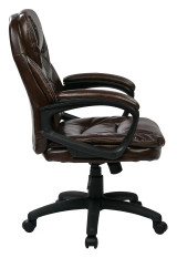 WorkSmart Faux Leather Managers Chair - FL660-U2, side view