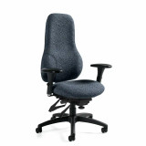 Tritek® Ergo Select Extended High Back Multi-Tilter, Standard Seat (7472-3), blue