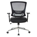 Mesh Back & Seat Locking Tilt Task Chair - EM91027C-3, front view Mesh Back & Seat Locking Tilt Task Chair - EM91027C-3, front view
