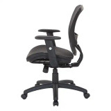 Ergonomic Mesh Office Chair with Lumbar Support - EM98910-3, side view