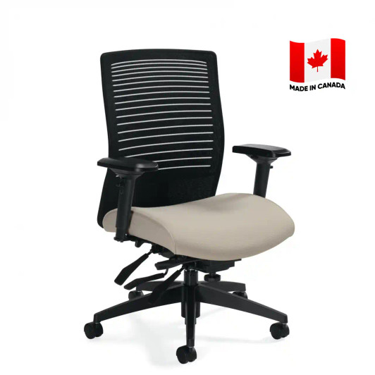 Global Loover™ Medium Back Multi-Tilter -2662-3. Made in Canada