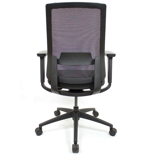 Naz Aspire Full-Back Mesh Office Chair with Headrest - Black