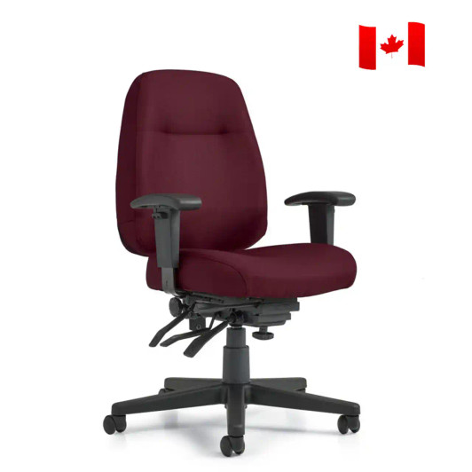 Full-Time MVL2900, Medium Back Multi-Tilter, OTG. Assembled in Canada