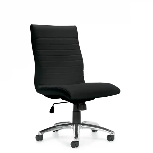 Ultra MVL11732, Armless High Back Tilter Black, OTG, Assembled in Canada
