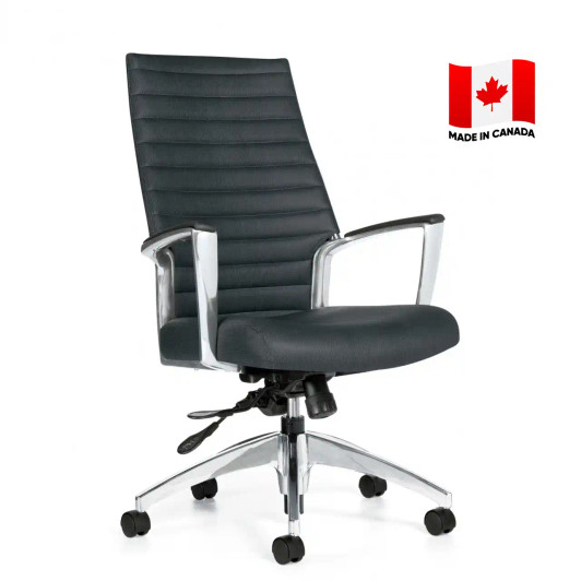 Global Accord™ Upholstered High Back Tilter - 2670-4 - Colour.  Made in Canada