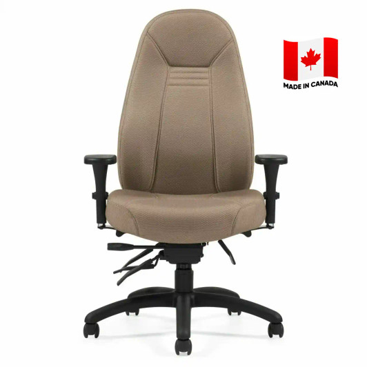 ObusForme® Comfort High Back Multi-Tilter Schukra - 1260-3 - Colour.  Made in Canada