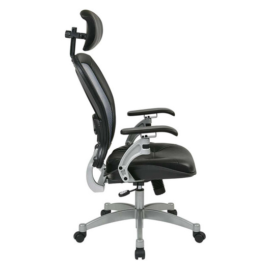 Office Star™ Professional Air Grid® Mid-Back Mesh Chair, Black