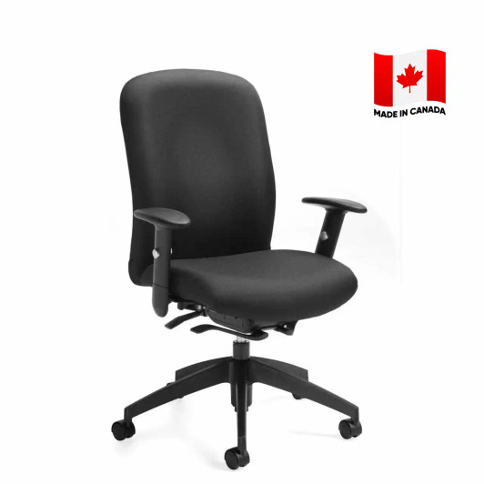 Truform® High Back Weight Sensing Synchro-Tilter 5450-8.  Made in Canada