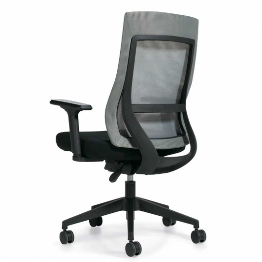 ICON Q2 Mesh Back Office Chair with Headrest - Jet Black • atWork Office  Furniture Canada