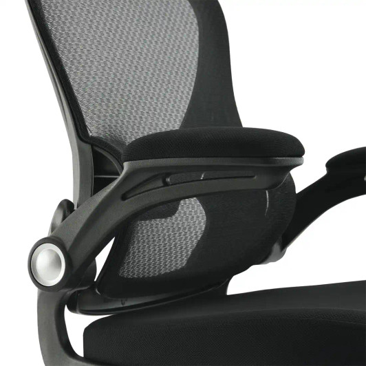 ICON Q2 Mesh Back Office Chair with Headrest - Jet Black • atWork Office  Furniture Canada