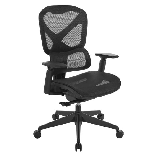 WorkSmart Mesh-Back Manager’s Chair - 71142M-3, 3/4 view WorkSmart Mesh-Back Manager’s Chair - 71142M-3, 3/4 view